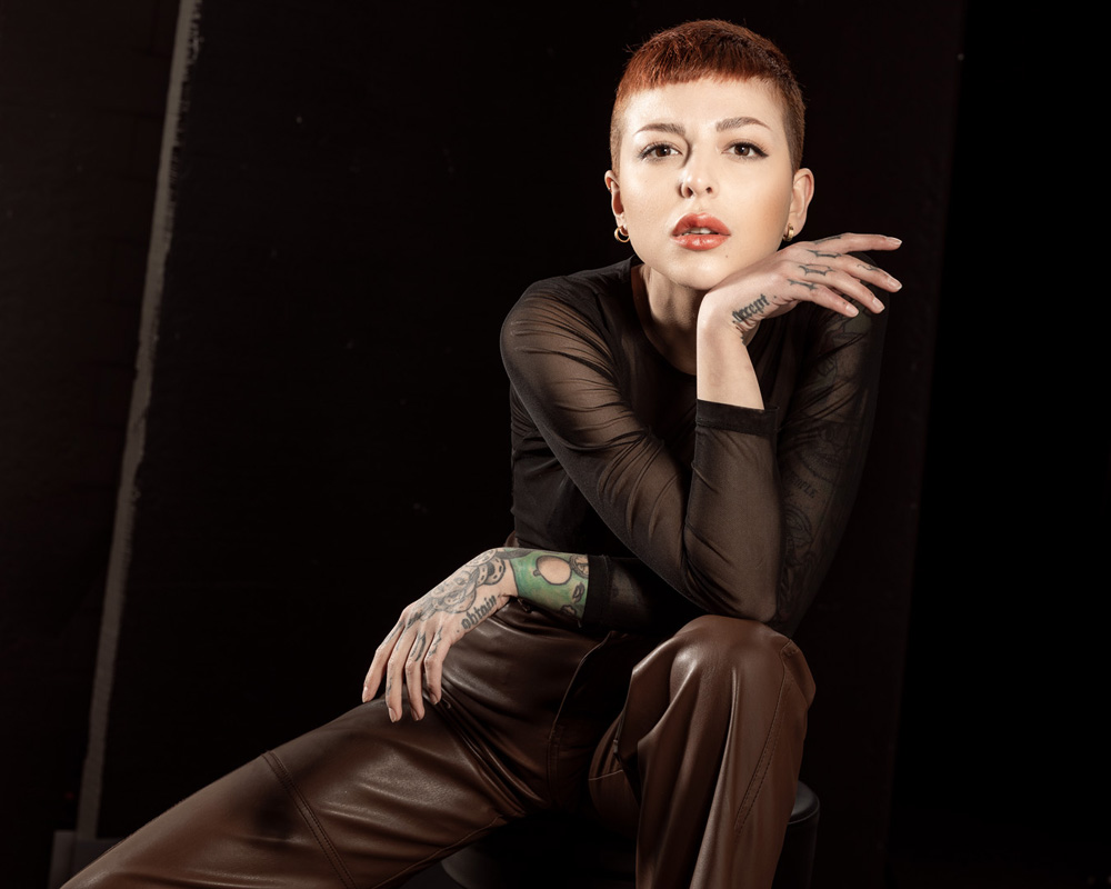 studio beauty fashion portrait